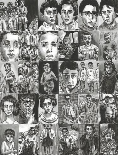 Print of Figurative People Drawings by Mariana Santos
