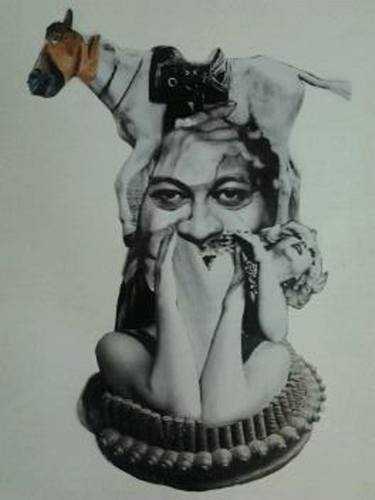 Original Surrealism Culture Collage by Sonja Gajic