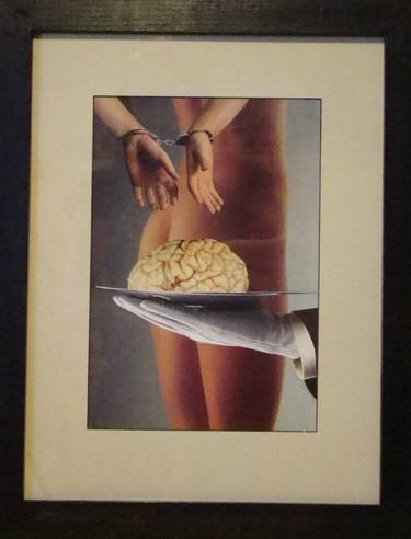 Original Pop Art Erotic Collage by Sonja Gajic