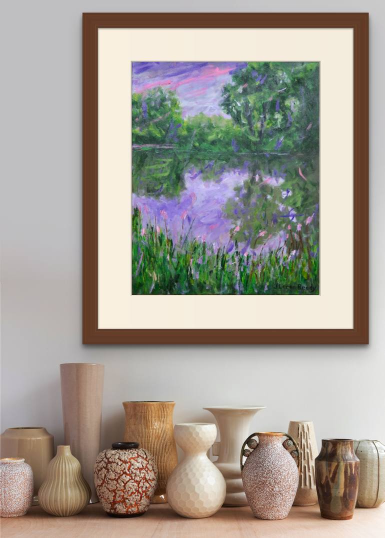 Original Expressionism Landscape Painting by Jloren Reedy