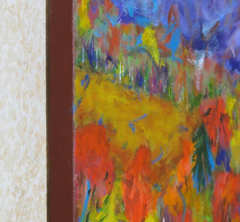 Original Abstract Landscape Painting by JLoren Reedy