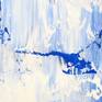 Blue Ice is part of my Choice and Chance Collection of squeegee paintings.  It is Number 2 in the series.  Painted in shades of elegant cobalt blue oil paint with dark cobalt edges it provides fascinating patterns throughout.  It will surely be a favorite of  lovers of blue and white decor.  For details about how I create a piece in my Choice and Chance Collection, check out my profile.