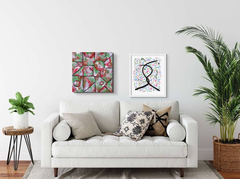 Original Abstract Expressionism Abstract Painting by Jloren Reedy