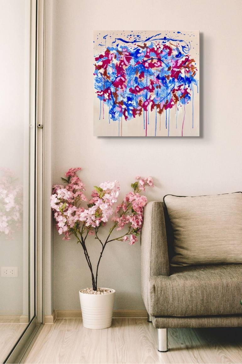 Original Abstract Expressionism Abstract Painting by Jloren Reedy