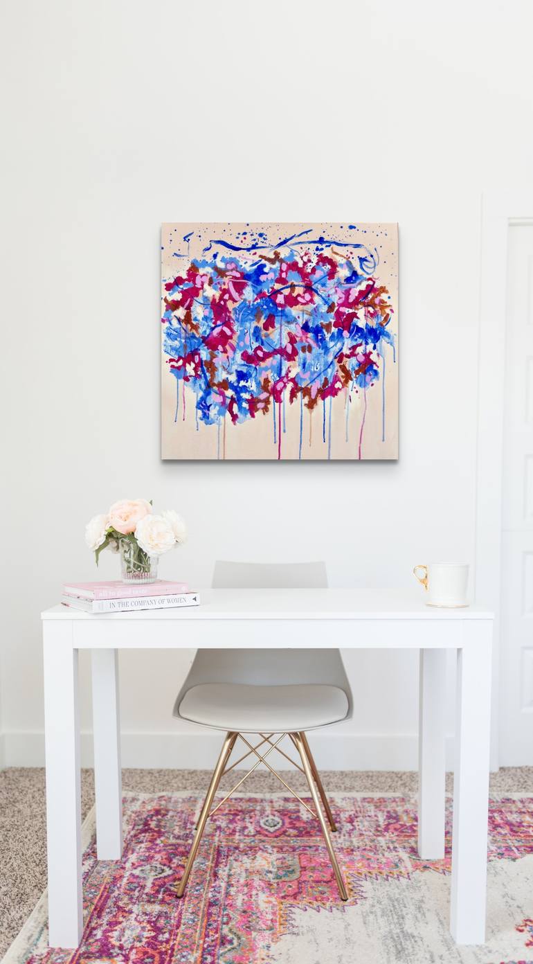 Original Abstract Expressionism Abstract Painting by Jloren Reedy