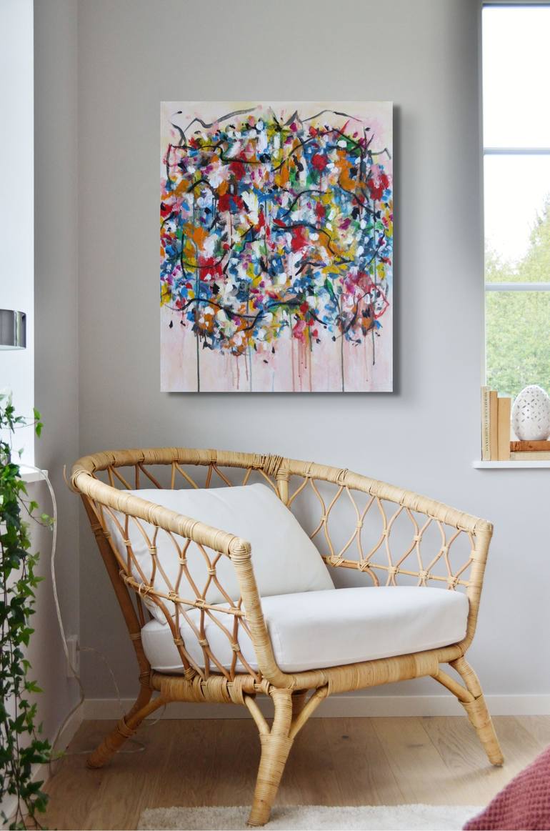 Original Abstract Expressionism Abstract Painting by Jloren Reedy