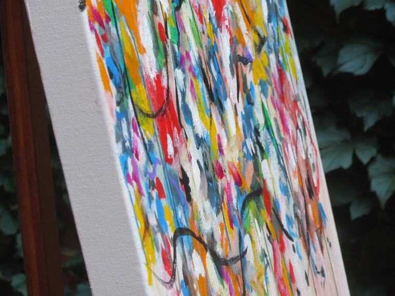 Original Abstract Expressionism Abstract Painting by Jloren Reedy