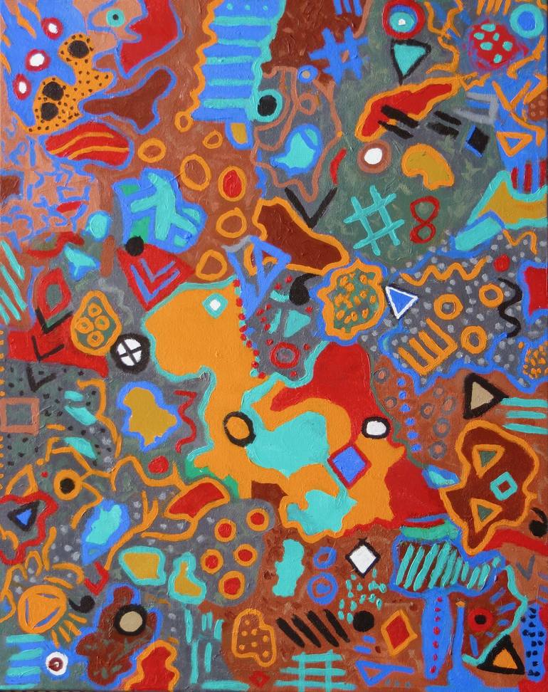 Print of Abstract Expressionism Abstract Paintings by Jloren Reedy
