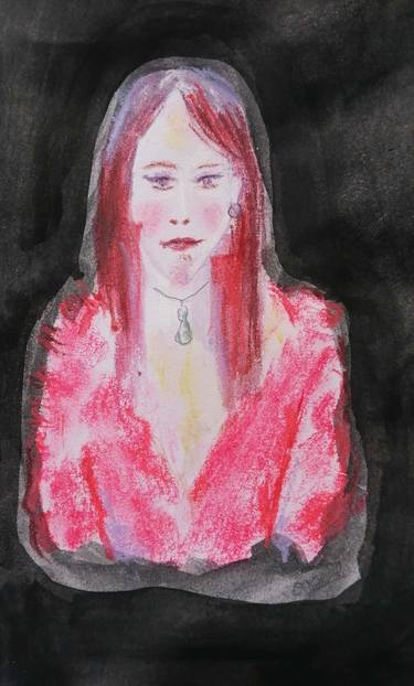 Print of Portraiture People Drawings by Moises Alejandro Miranda Lopez