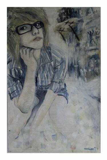 Print of Figurative Portrait Paintings by Moises Alejandro Miranda Lopez