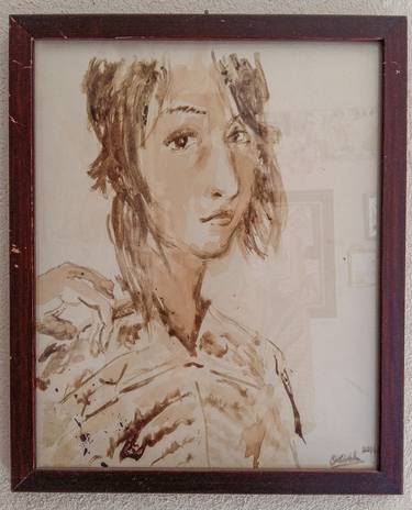 Print of Portrait Drawings by Moises Alejandro Miranda Lopez