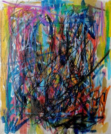 Original Abstract Paintings by Moises Alejandro Miranda Lopez