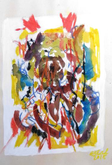 Print of Abstract Expressionism Abstract Drawings by Moises Alejandro Miranda Lopez