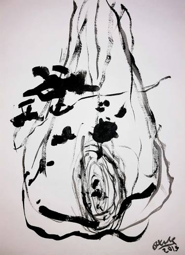 Print of Expressionism Women Drawings by Moises Alejandro Miranda Lopez