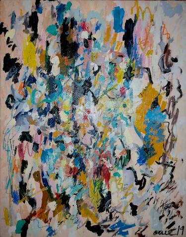 Print of Abstract Expressionism Abstract Paintings by Moises Alejandro Miranda Lopez