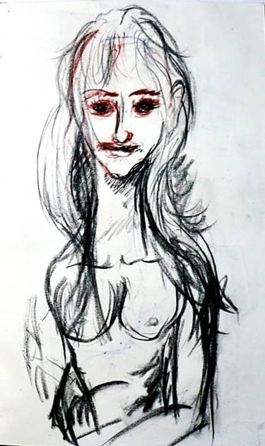 Original Women Drawings by Moises Alejandro Miranda Lopez