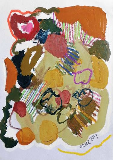 Print of Abstract Expressionism Food Paintings by Moises Alejandro Miranda Lopez