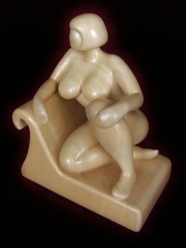 Print of Nude Sculpture by Jakob Wainshtein