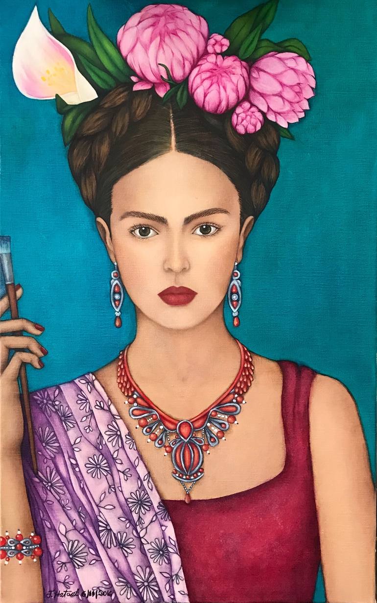 Original Portrait Painting by jasmine Hatami