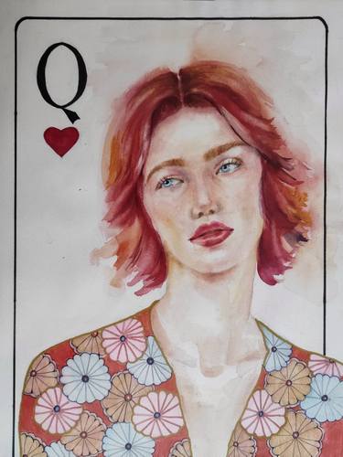 Print of Conceptual Portrait Paintings by Jasmina Shaldarova