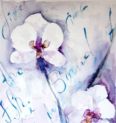 Original Fine Art Floral Paintings by Jasmina Shaldarova