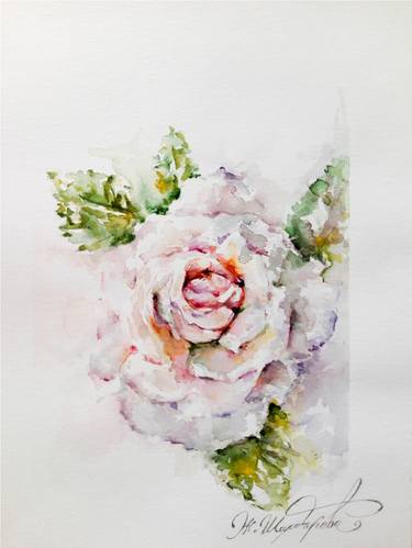 Print of Fine Art Floral Paintings by Jasmina Shaldarova