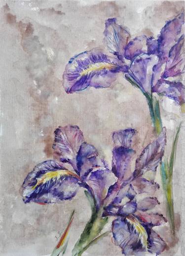 Print of Floral Paintings by Jasmina Shaldarova