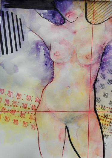Original Abstract Erotic Paintings by Jasmina Shaldarova