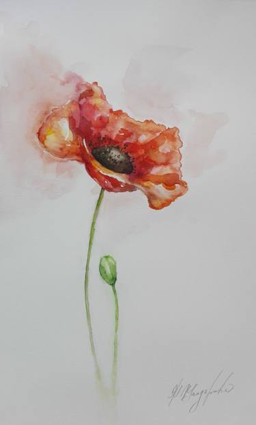 Print of Floral Paintings by Jasmina Shaldarova