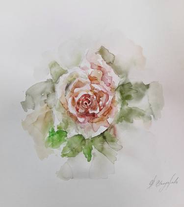 Original Illustration Floral Paintings by Jasmina Shaldarova