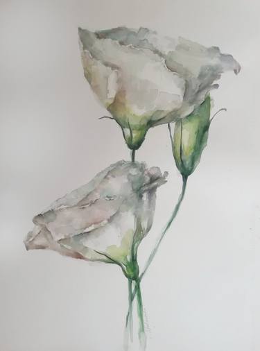 Print of Fine Art Floral Paintings by Jasmina Shaldarova