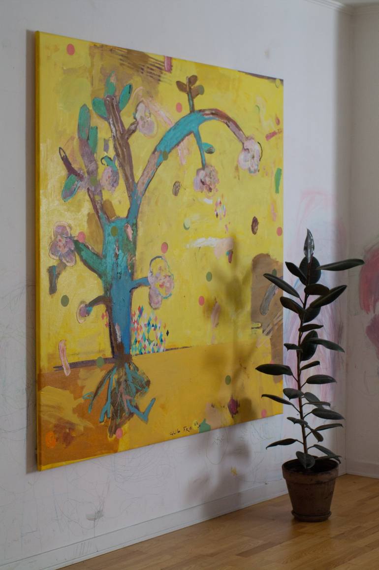 Original Expressionism Botanic Painting by Glib Franko