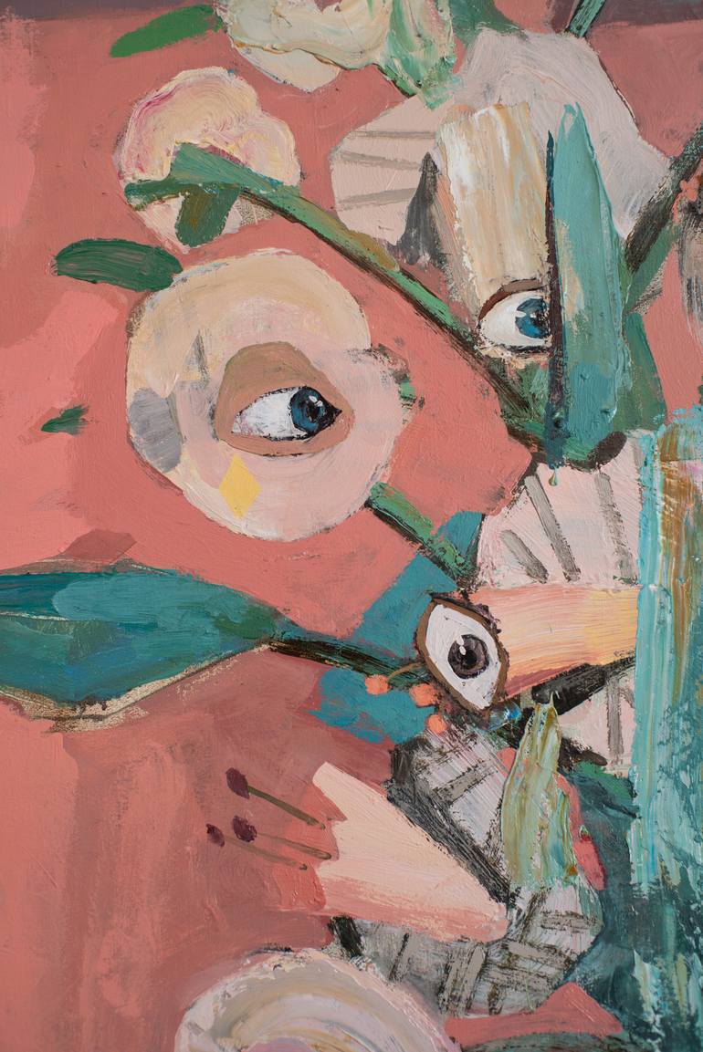 Original Contemporary Floral Painting by Glib Franko
