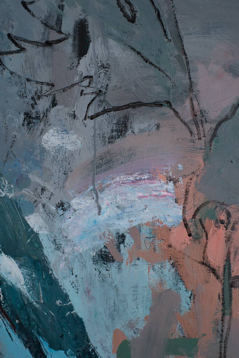Original Abstract Expressionism Abstract Painting by Glib Franko