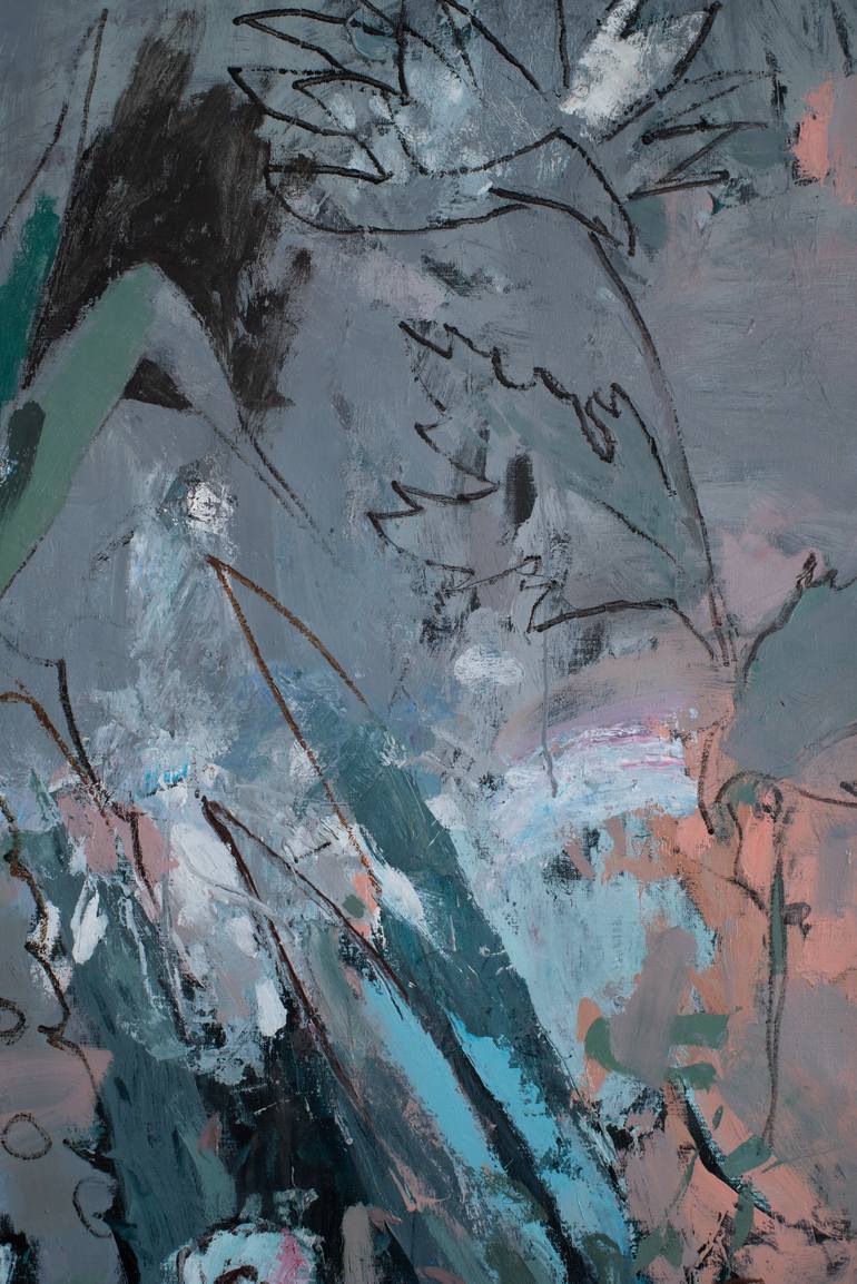 Original Abstract Expressionism Abstract Painting by Glib Franko
