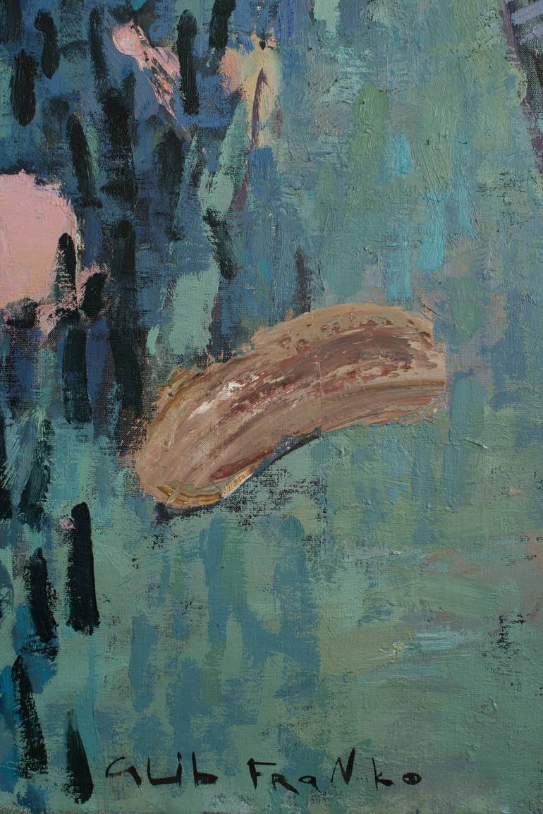 Original Impressionism Botanic Painting by Glib Franko