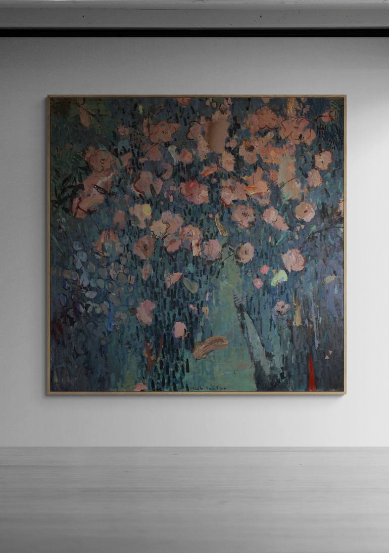 Original Impressionism Botanic Painting by Glib Franko