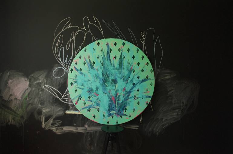 Original Modern Floral Painting by Glib Franko