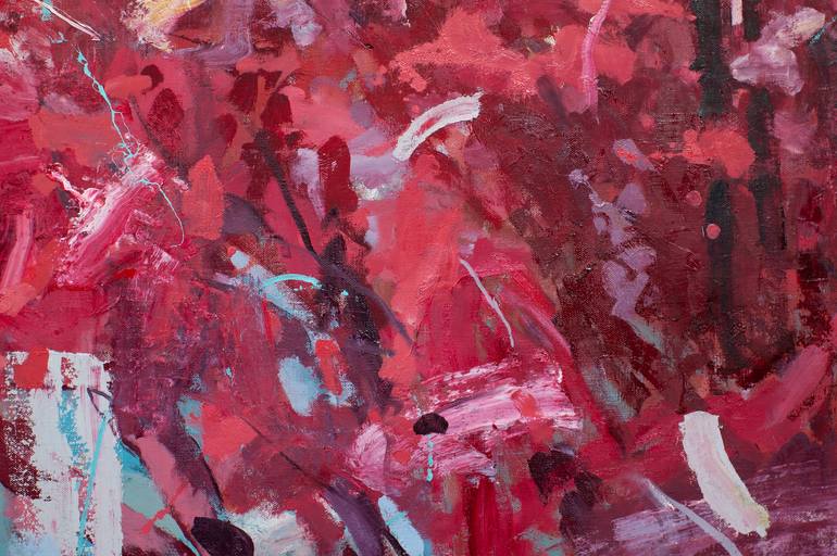 Original Abstract Expressionism Abstract Painting by Glib Franko