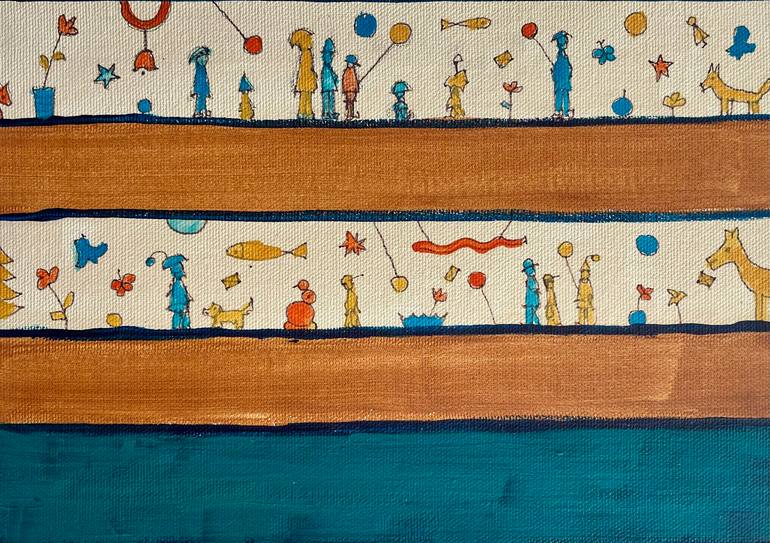 On the shore Painting by Eva Hoffmann | Saatchi Art