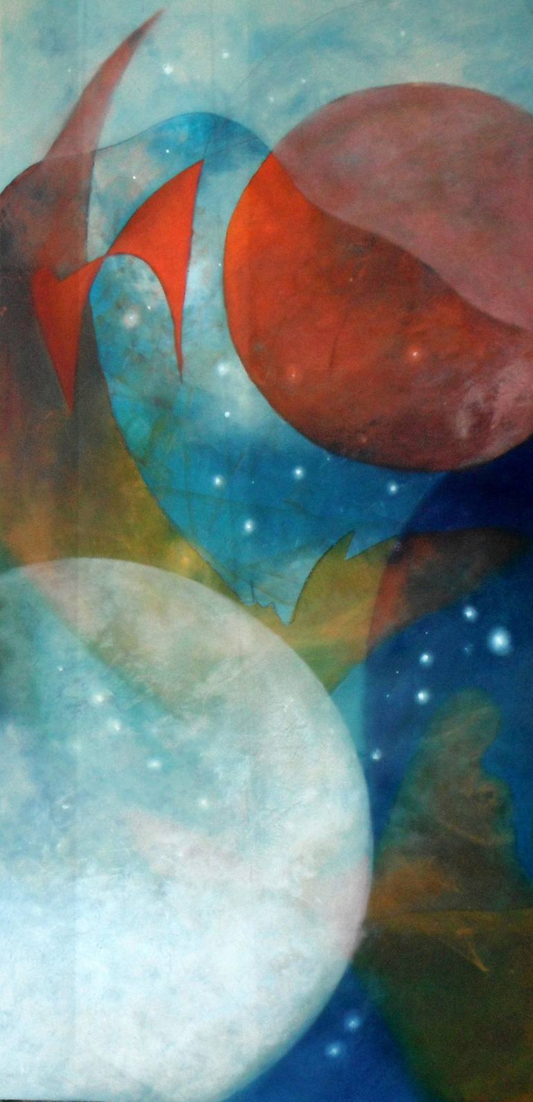 FIRE AND ICE Painting by Eva Hoffmann | Saatchi Art