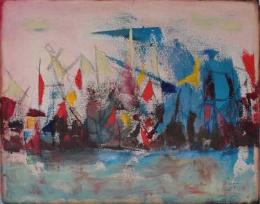 Print of Abstract Expressionism Travel Paintings by Eva Hoffmann