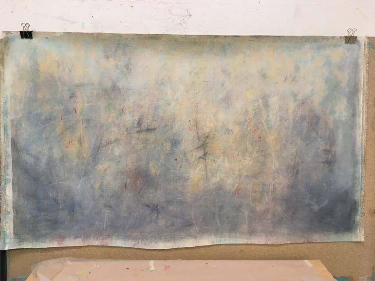 Original Abstract Expressionism Abstract Painting by Eva Hoffmann