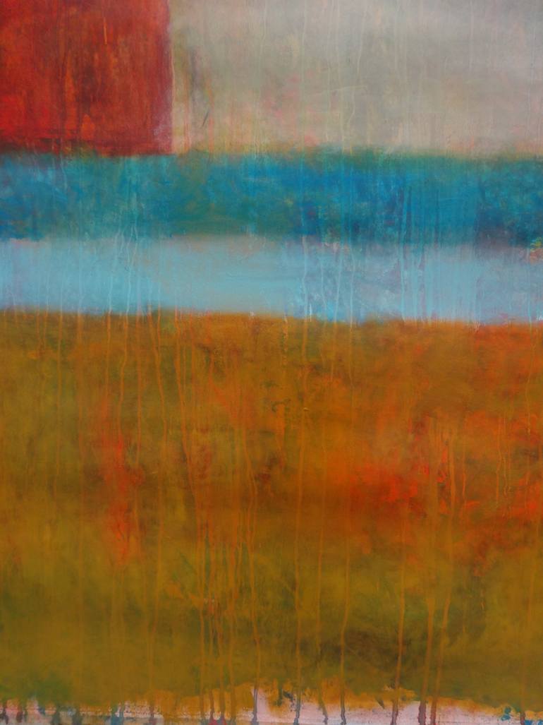 Original Abstract Expressionism Abstract Painting by Eva Hoffmann