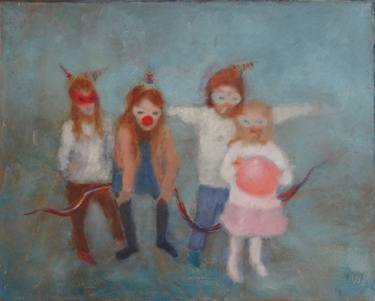 Print of Figurative Children Paintings by Eva Hoffmann