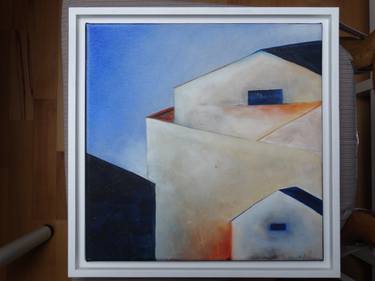 Original Abstract Architecture Paintings by Eva Hoffmann
