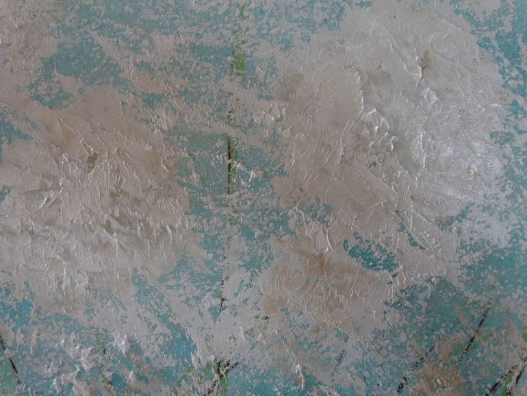 Original Abstract Floral Painting by Eva Hoffmann