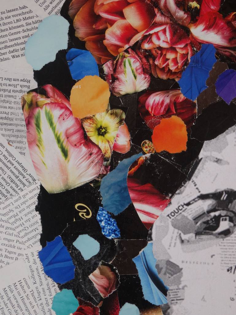 Original Figurative Women Collage by Eva Hoffmann