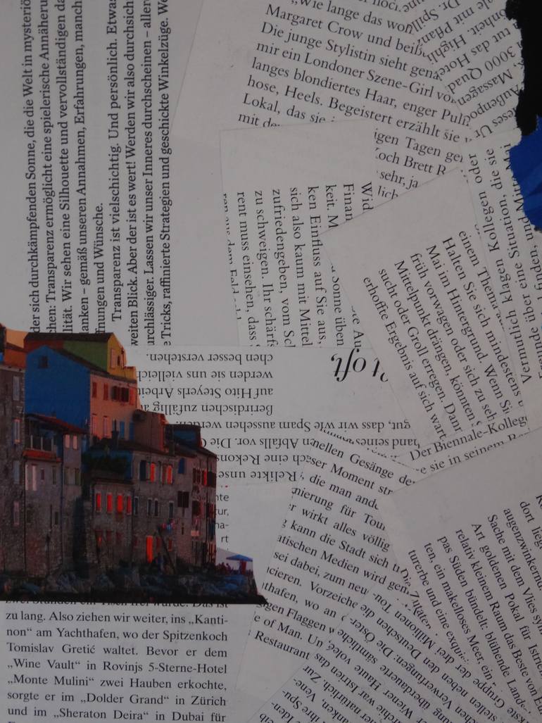 Original Figurative Women Collage by Eva Hoffmann