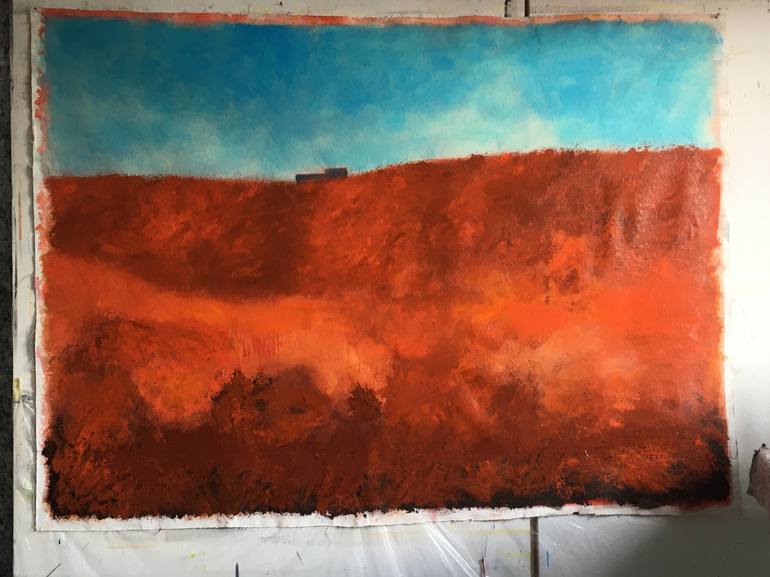 Original Abstract Landscape Painting by Eva Hoffmann